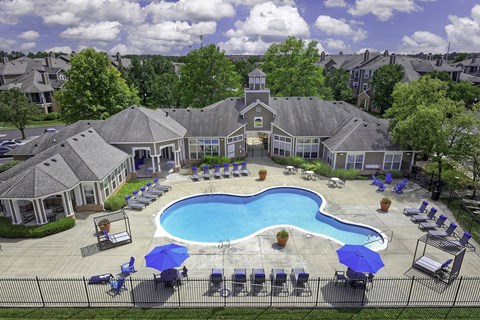 One of two saltwater pools - Lantern Woods Apartments