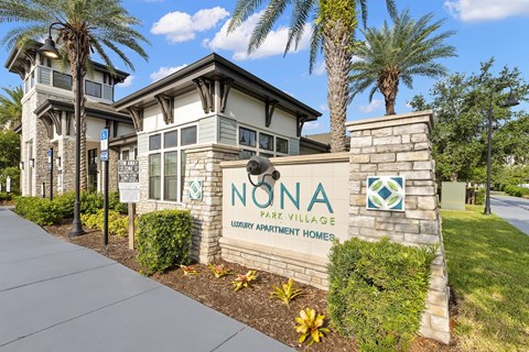 Leasing office main entryway - Nona Park Village Apartments