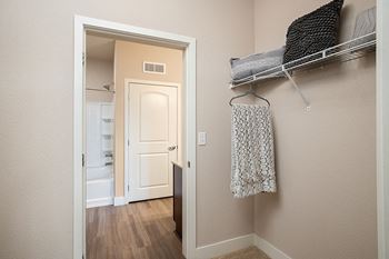 The Haven at Shoal Creek walk-in closet