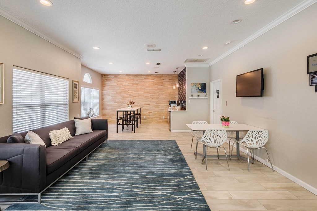 The Colony at Deerwood Apartments - Resident clubhouse social area