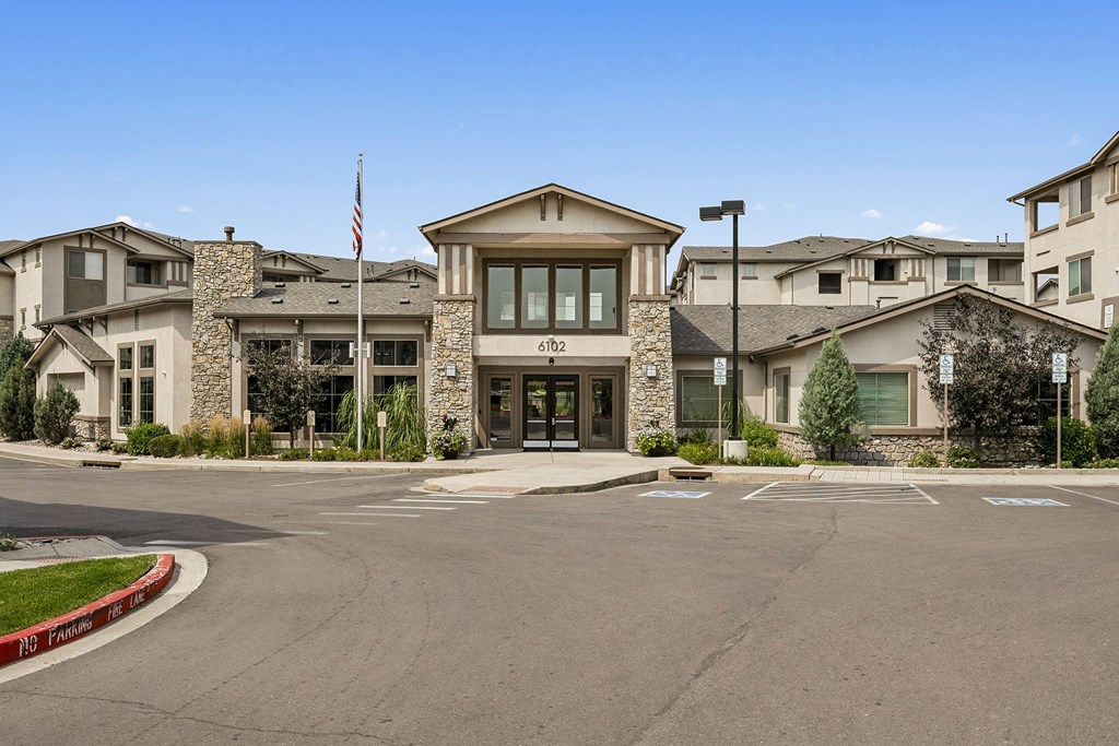 Leasing office exterior - First and Main Apartments