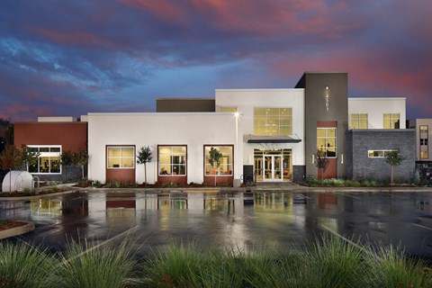 Leasing office and clubhouse main entryway - NOVA at Green Valley