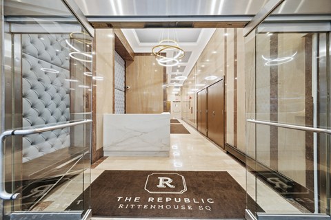 Marble reception area - The Republic