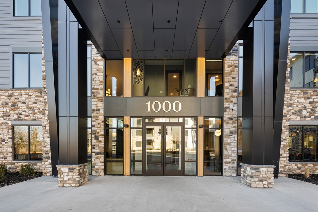 Leasing office entryway of Stonehill at West Orange