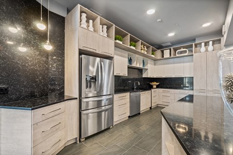 Axio at Carillon clubhouse kitchen