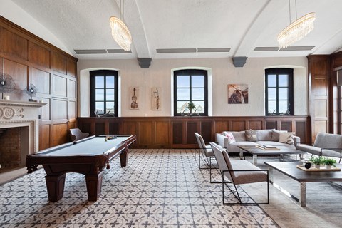 The Broderick billiards table