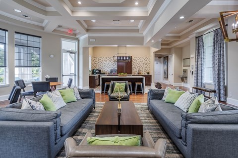 Resident clubhouse coffee bar - Cheswyck at Ballantyne Apartments
