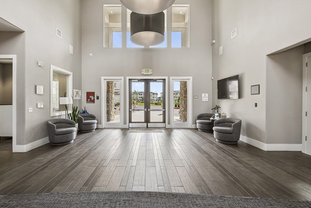 Clubhouse entryway - First and Main Apartments