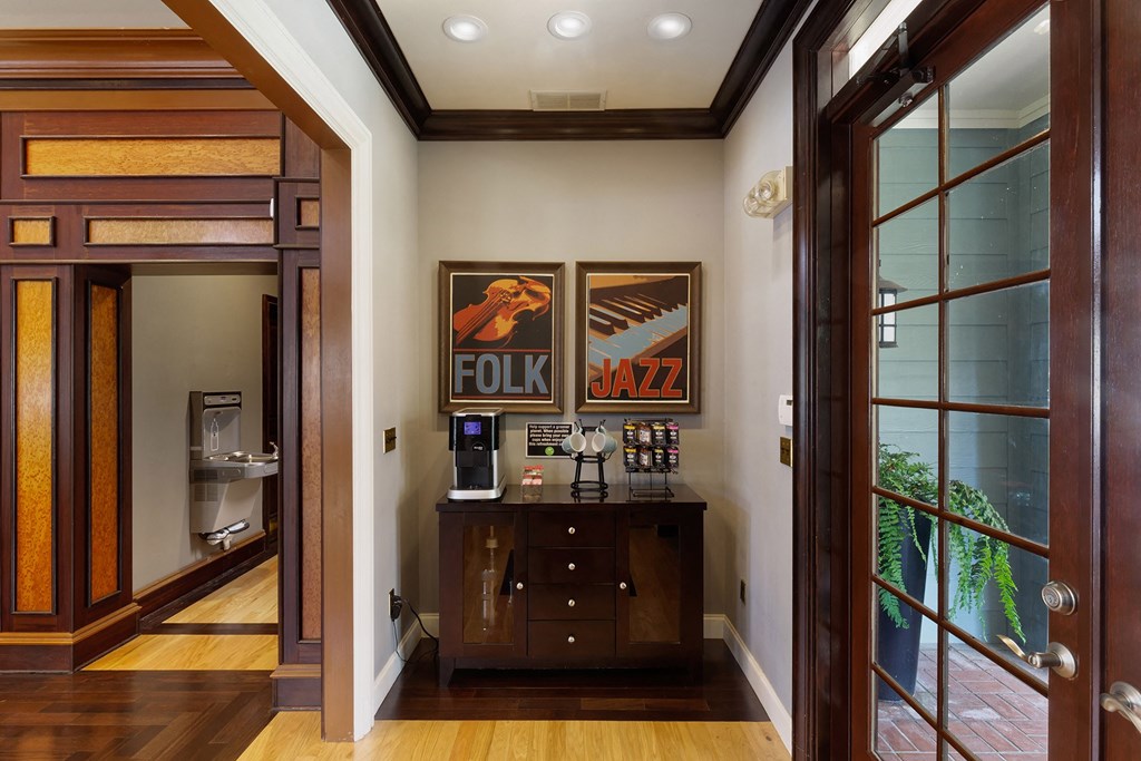 Belle Harbour Apartments clubhouse entrance