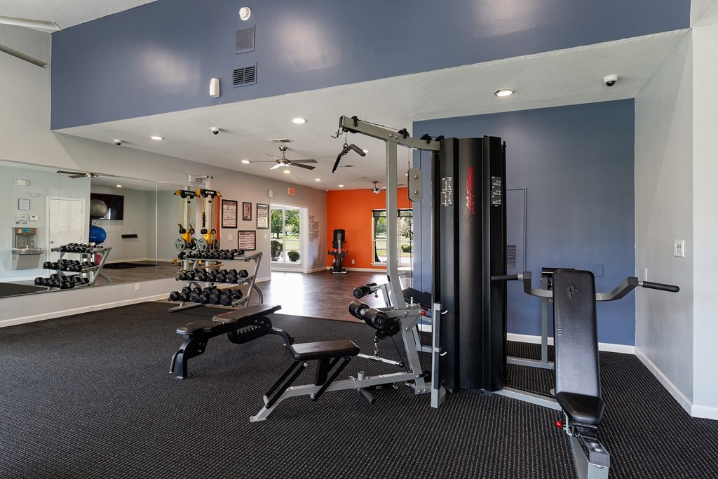 East Chase Apartments fitness center