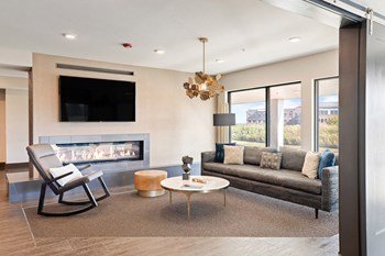 Element 25 clubhouse with fireplace and lounge seating - Photo Gallery 4