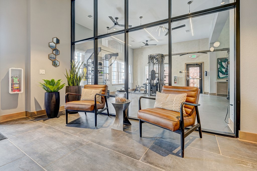 Resting area beside fitness center - Emmersyn at Lone Tree