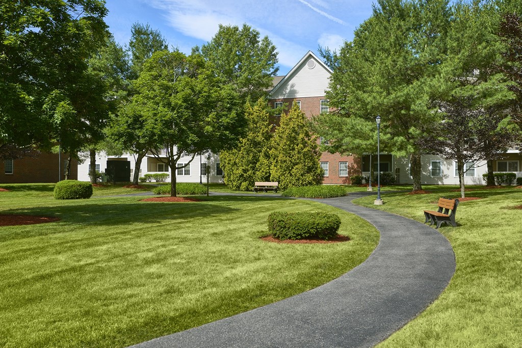 Walking path throughout property - Hampshire Green Apartments