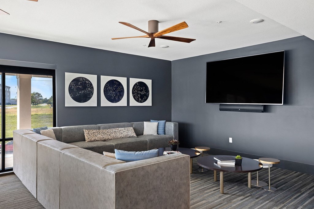 Element 25 clubhouse theater room