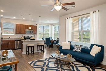 The Haven at Shoal Creek wood-style flooring