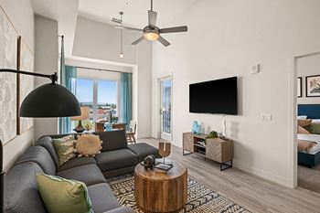 wood flooring in common areas