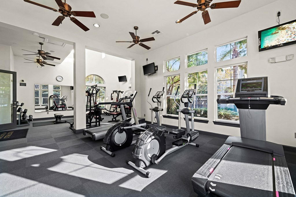 Foothills at Old Town Apartments fitness center cardio machines