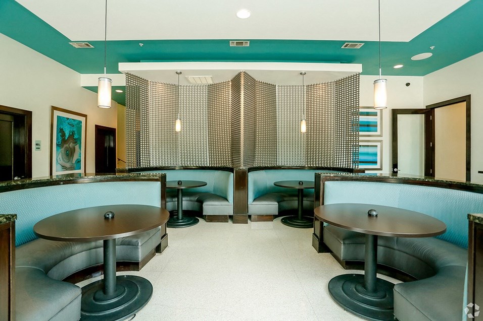 3000 Sage - Resident lounge by coffee bar