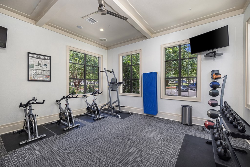 Spin fit room - DeLayne at Twin Creeks