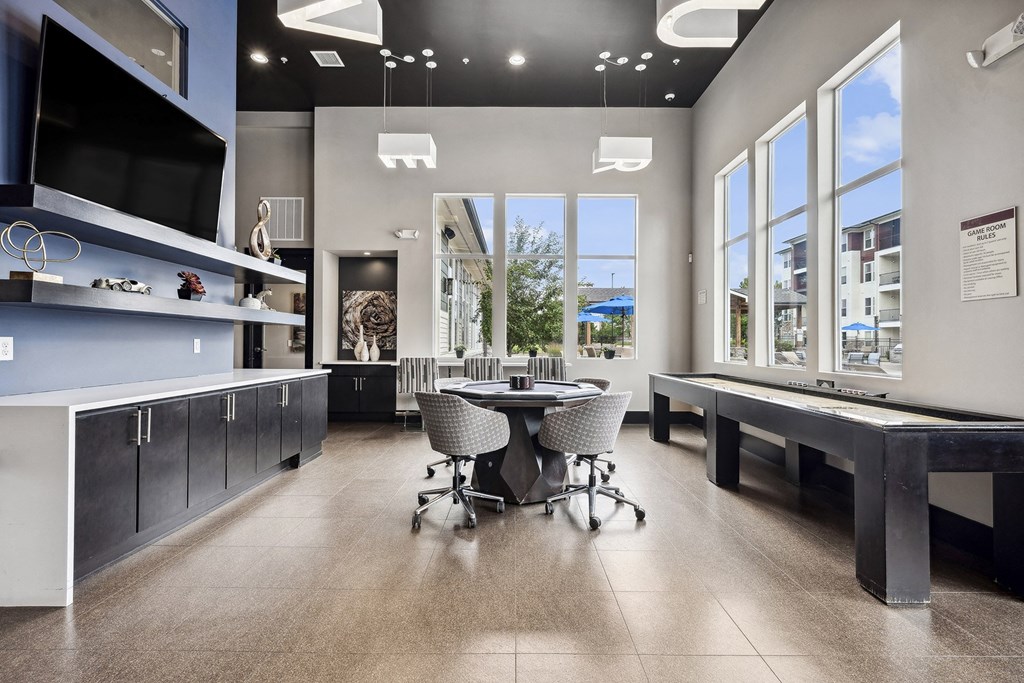 Game room with poker table and more - Enclave at Cherry Creek