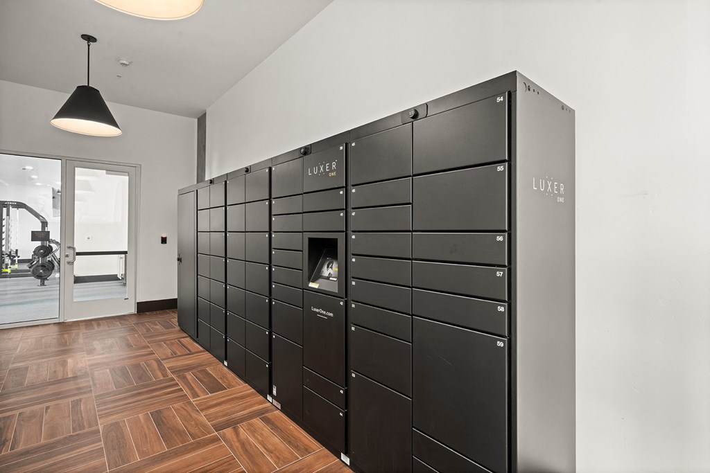 Electronic parcel locker system - La Via Apartments
