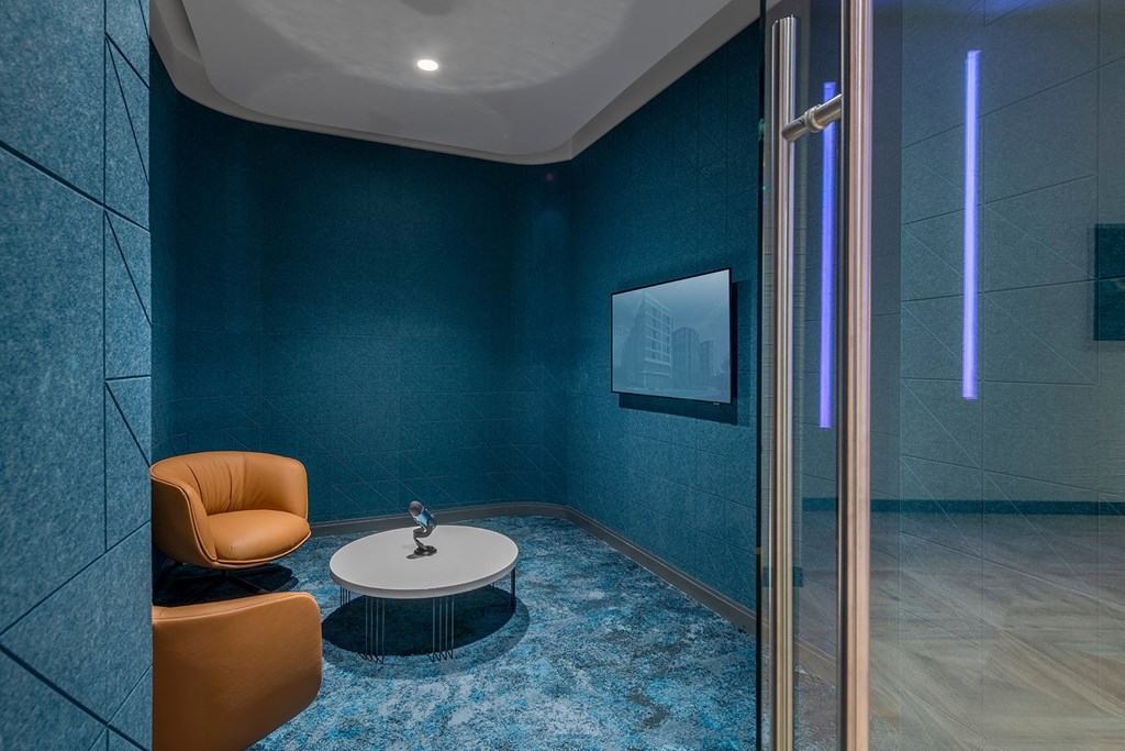 Resident podcast studio - Rockwell at Crown