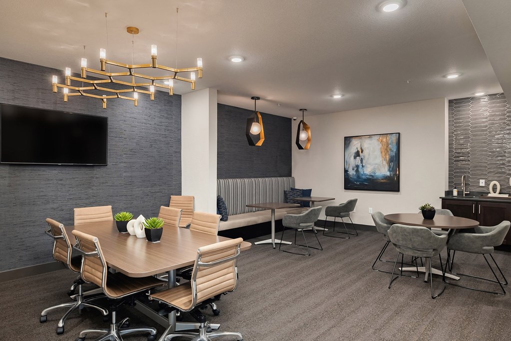 Element 25 clubhouse tables with seating