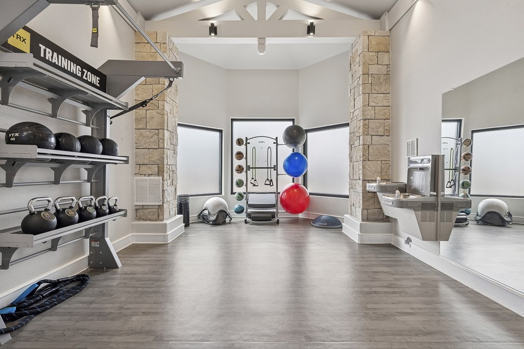 Yoga and spin room - Grand Centennial Apartments