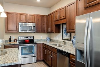 The Haven at Shoal Creek stainless steel appliances