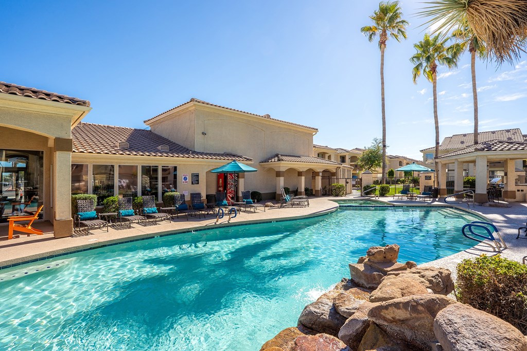 Resort-style swimming pool - Arrowhead Landing Apartments