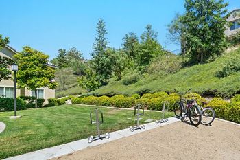 Hills of Valencia outdoor bike storage