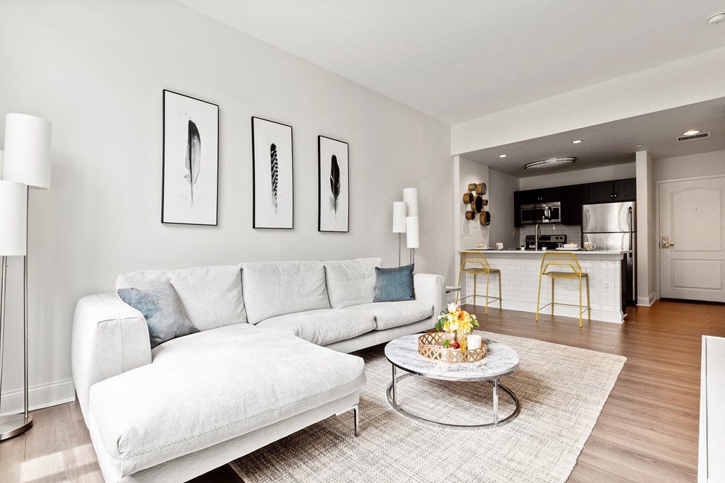 The Broderick wood-style flooring