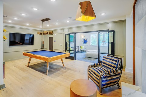 Element 29 apartments in Charleston pool table