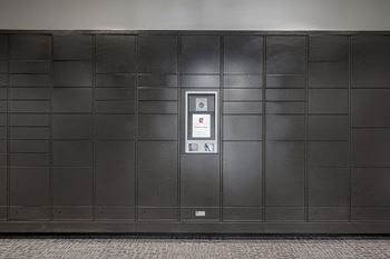 Electronic parcel locker system - First and Main Apartments