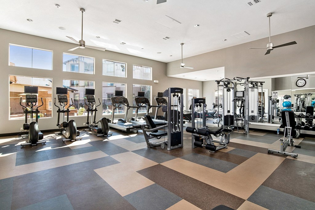 First and Main Apartments fitness center cardio machines