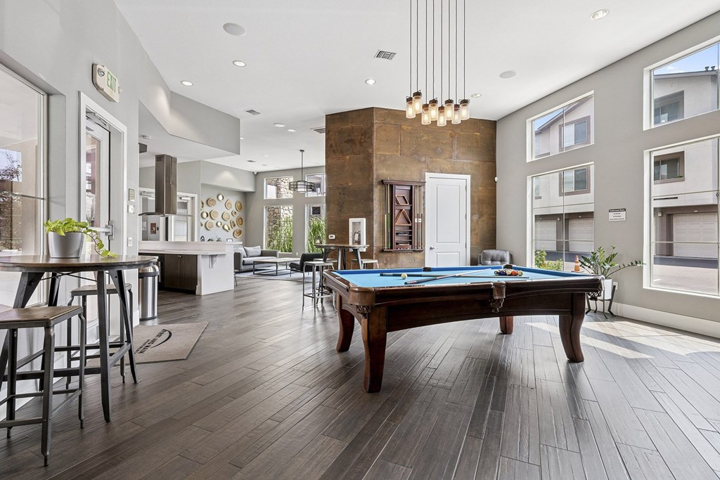 Spacious game room - First and Main Apartments