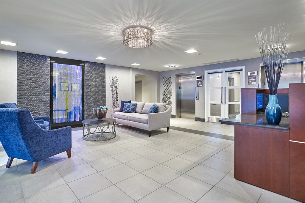 Hill House on Chestnut Hill - Lobby with elevator