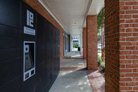 Island Park and Harbor Town Square Apartments -  Electronic parcel locker system