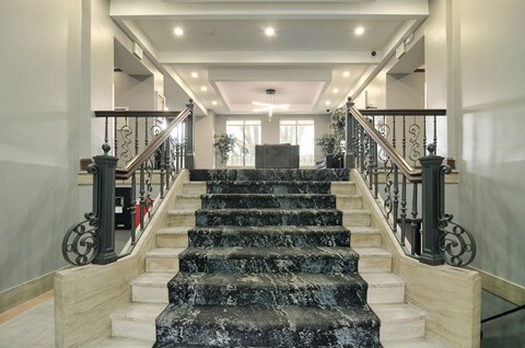 The Buckingham / The Commodore / The Parkway Apartments grand stairway