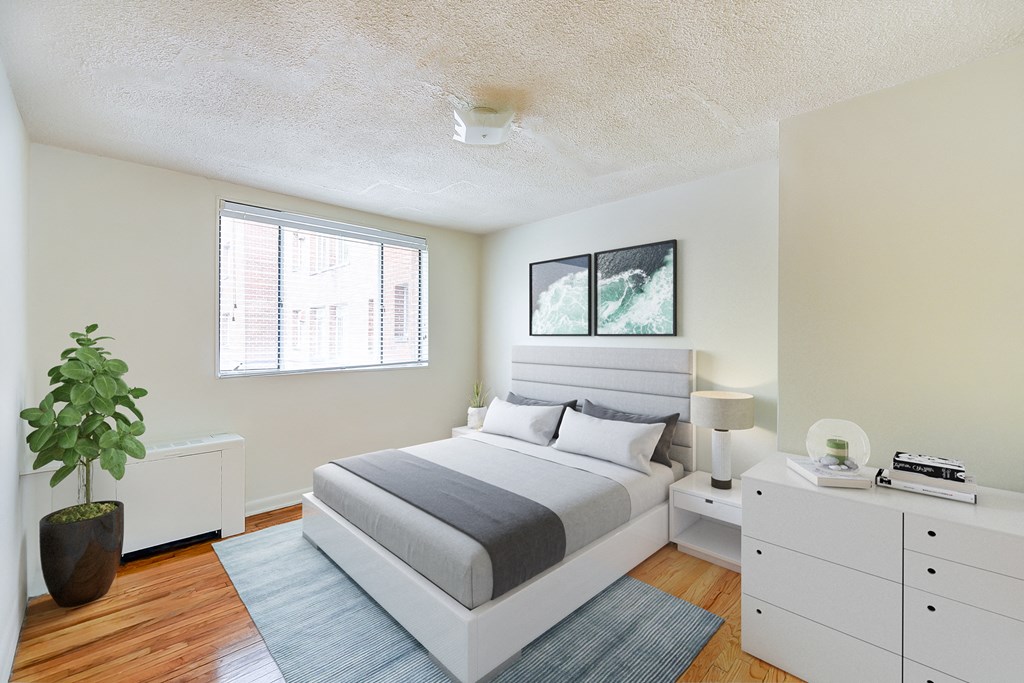 The Crestmont apartments bedroom