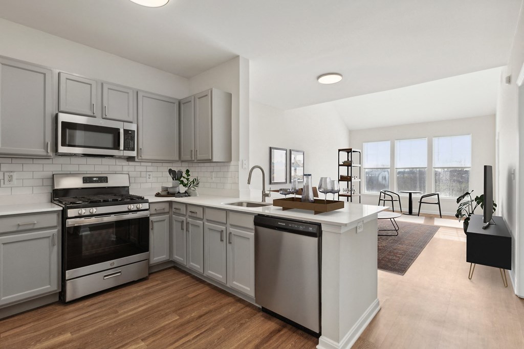 Premium stainless-steel appliances - Avenel at Montgomery Square