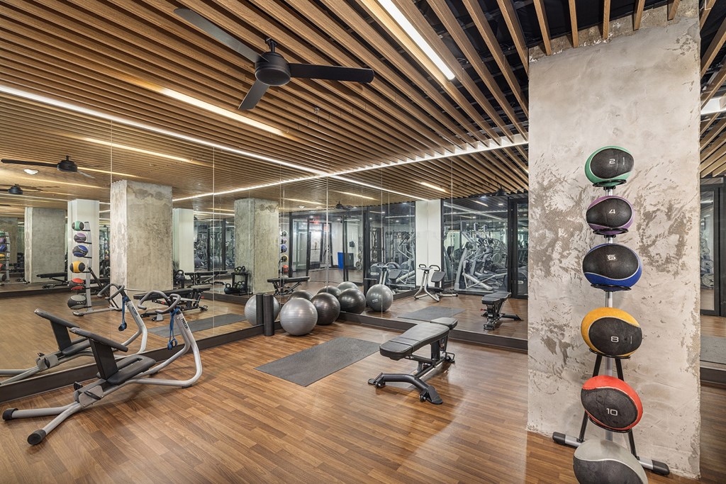 Fully-stocked fitness center - Main 3 Downtown
