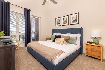 Ceiling fans in bedroom(s) and living room - La Via Apartments