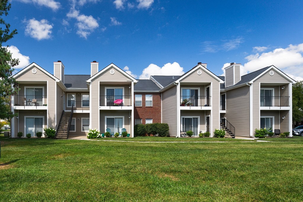 East Chase Apartments patios and balconies