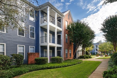 Oversized wrap-around patios and balconies in select units
