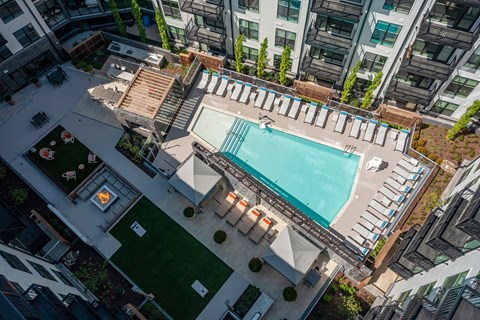 Resort-style swimming pool - Rockwell at Crown