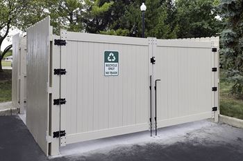 On-site recycling center - The Gardens at Polaris