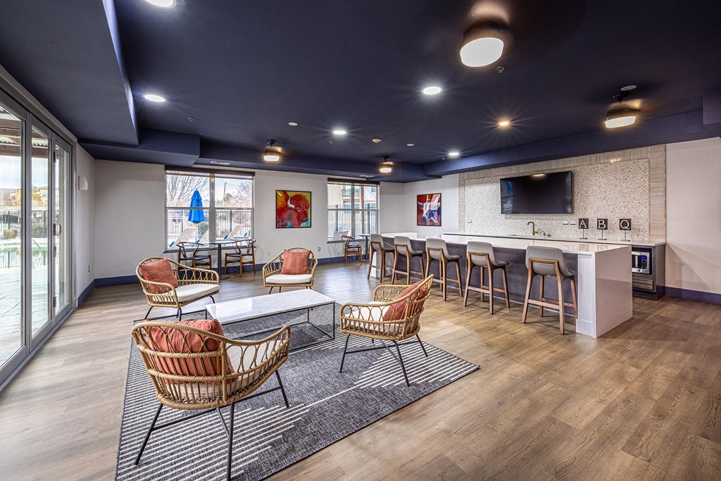 Resident lounge - ABQ Uptown Apartments