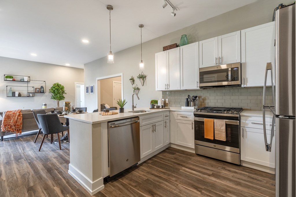 The Airdrie at Paoli Station stainless steel appliances