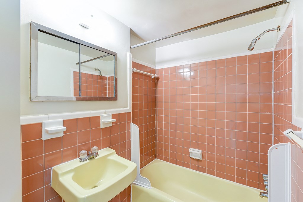 The Crestmont apartment interior bathroom